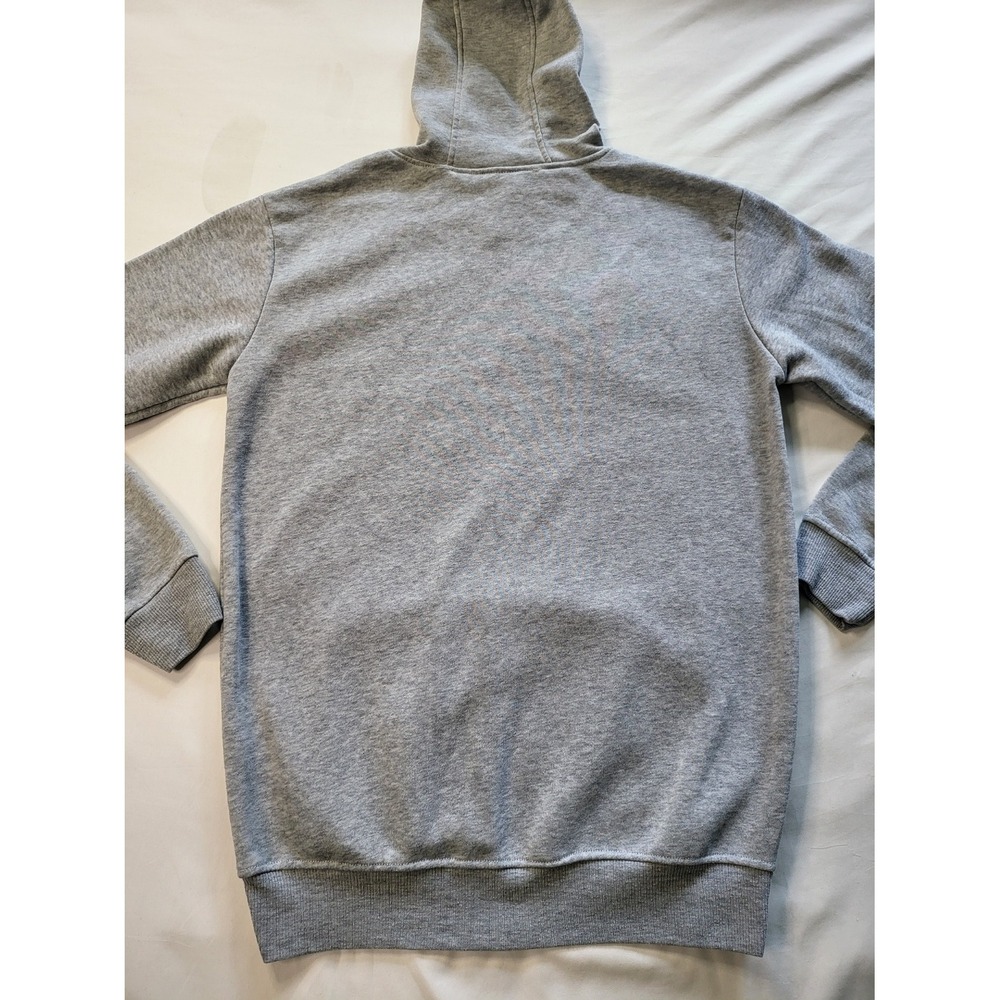 Unisex Billie Eilish Graphic Hoodie Gray Spider Eyes Barbed Wire Mens Large - Picture 6 of 6